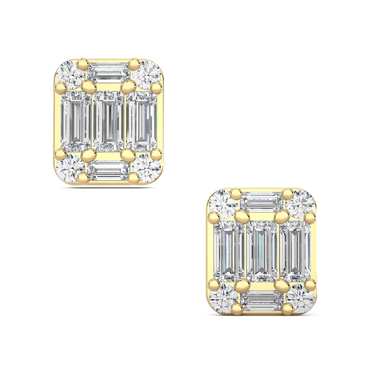 Joyce Baguette Studs