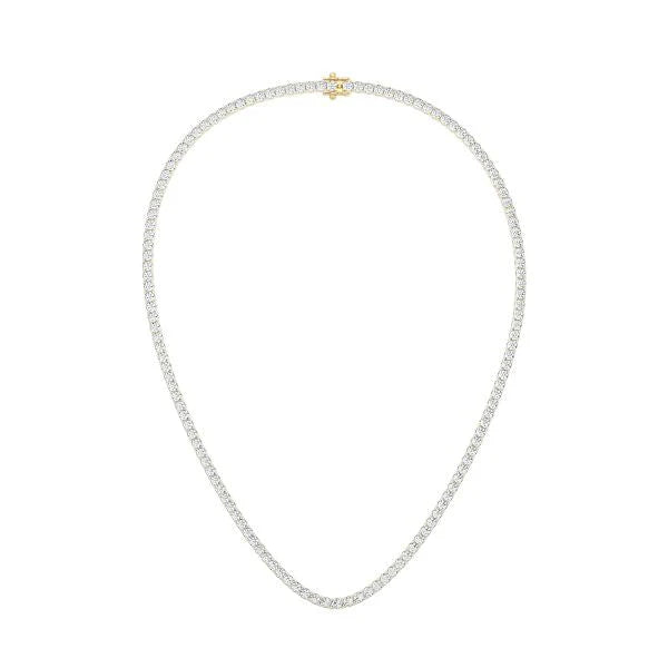 Single Line Diamond Necklace
