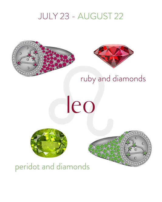 Leo Zodiac Ring