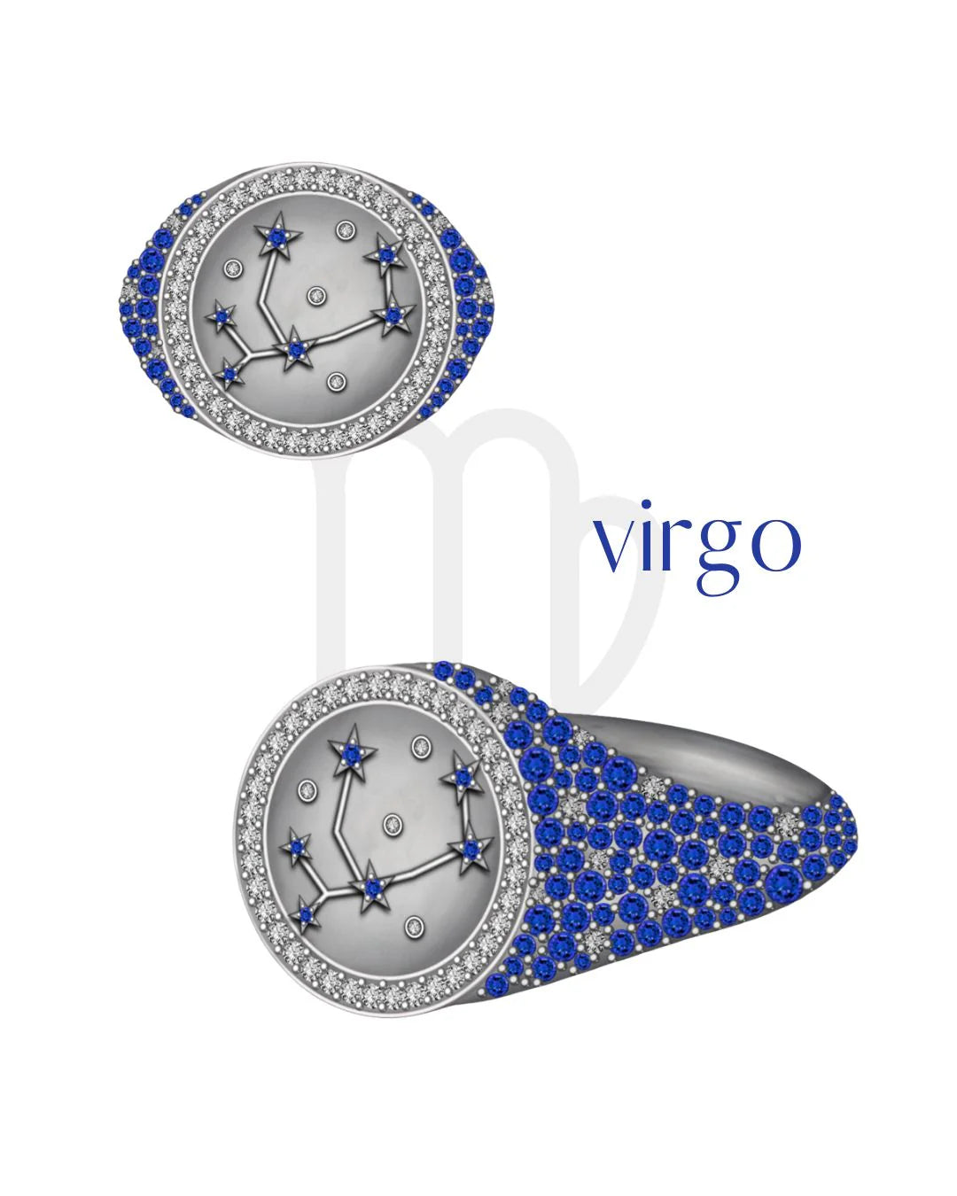 Virgo Zodiac Ring