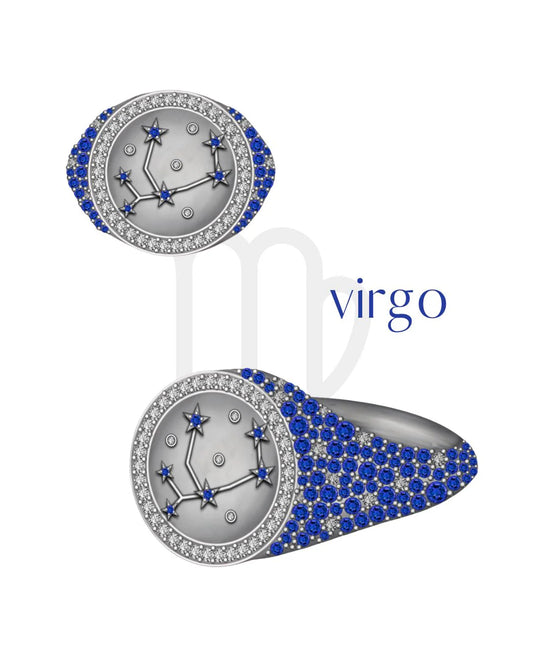 Virgo Zodiac Ring