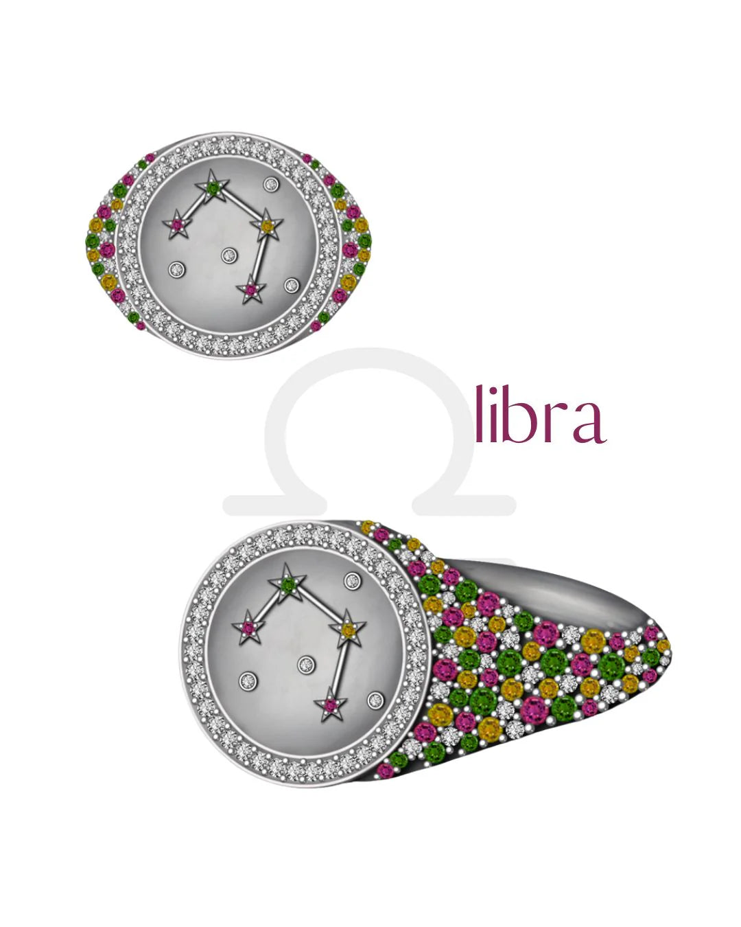 Libra Zodiac Ring