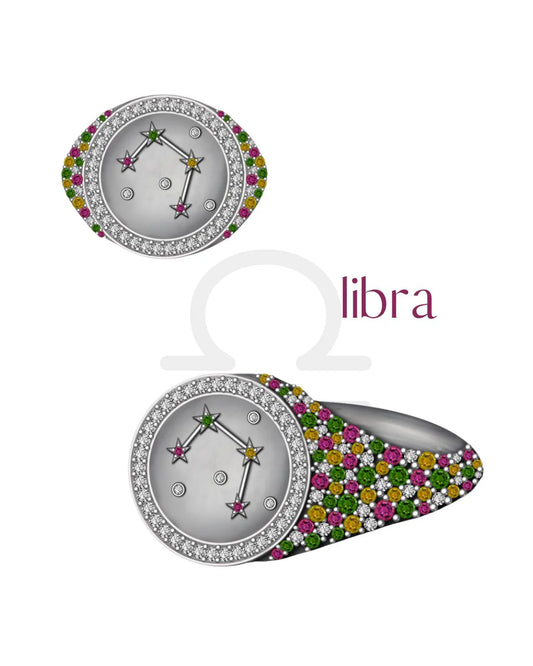 Libra Zodiac Ring
