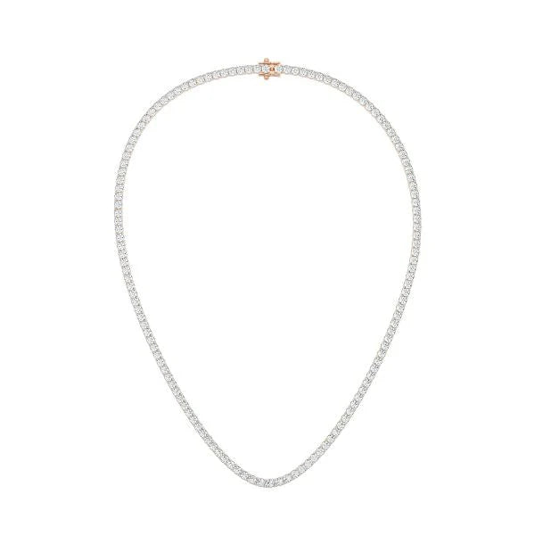 Single Line Diamond Necklace