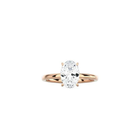 4 Prong Oval Cut Classic Ring RG