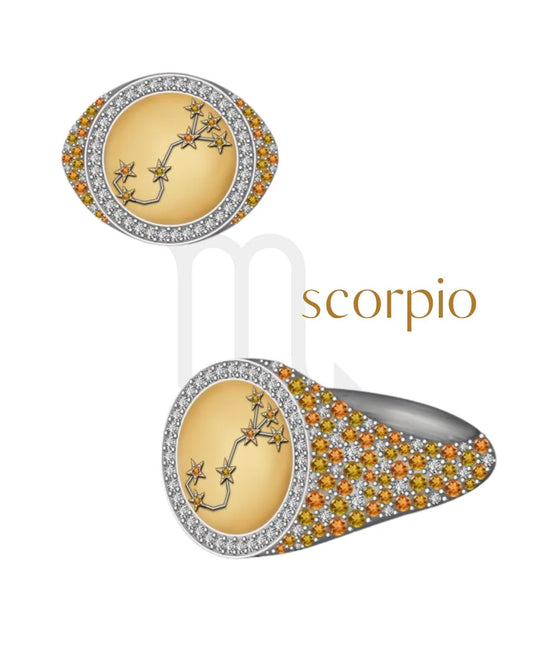 Scorpio Zodiac Ring