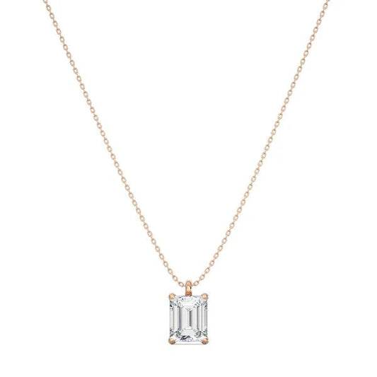 Classic Emerald Cut Necklace