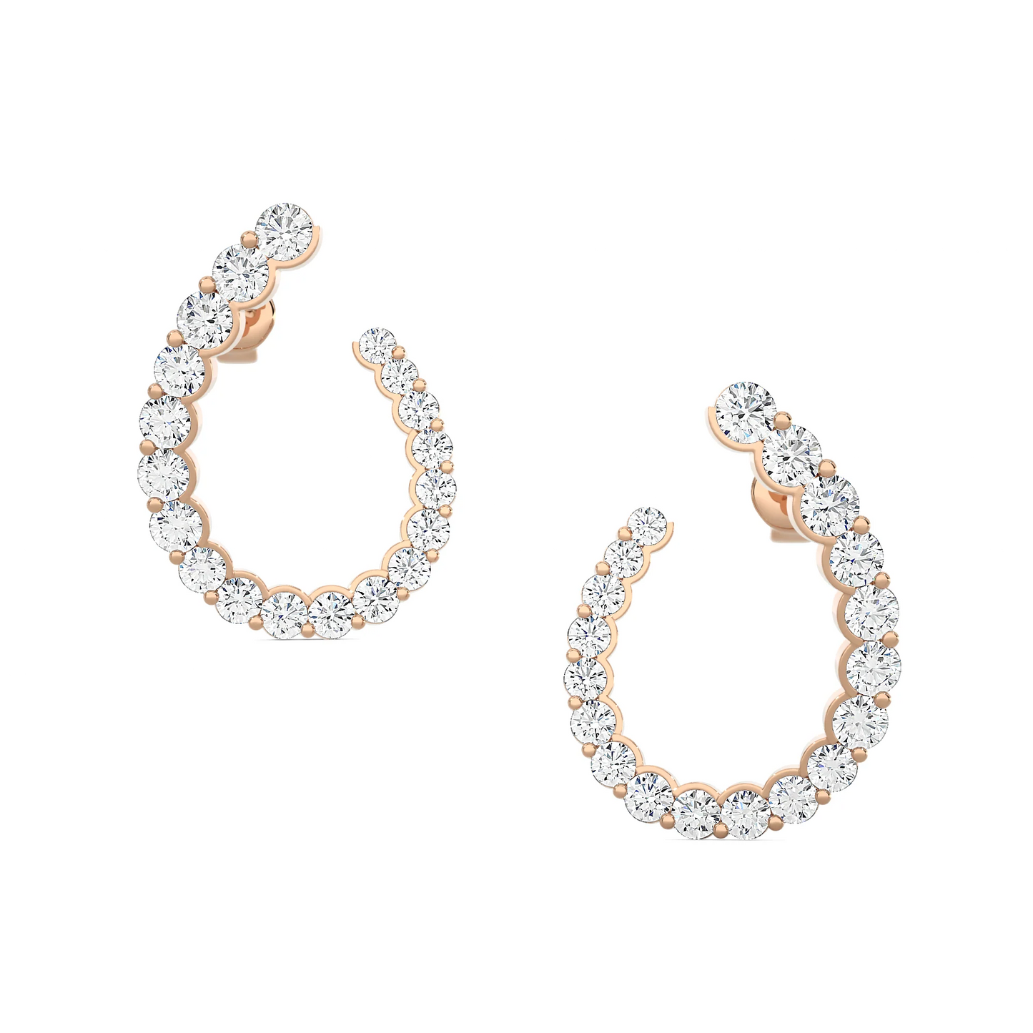 Graduating Front Facing Hoops