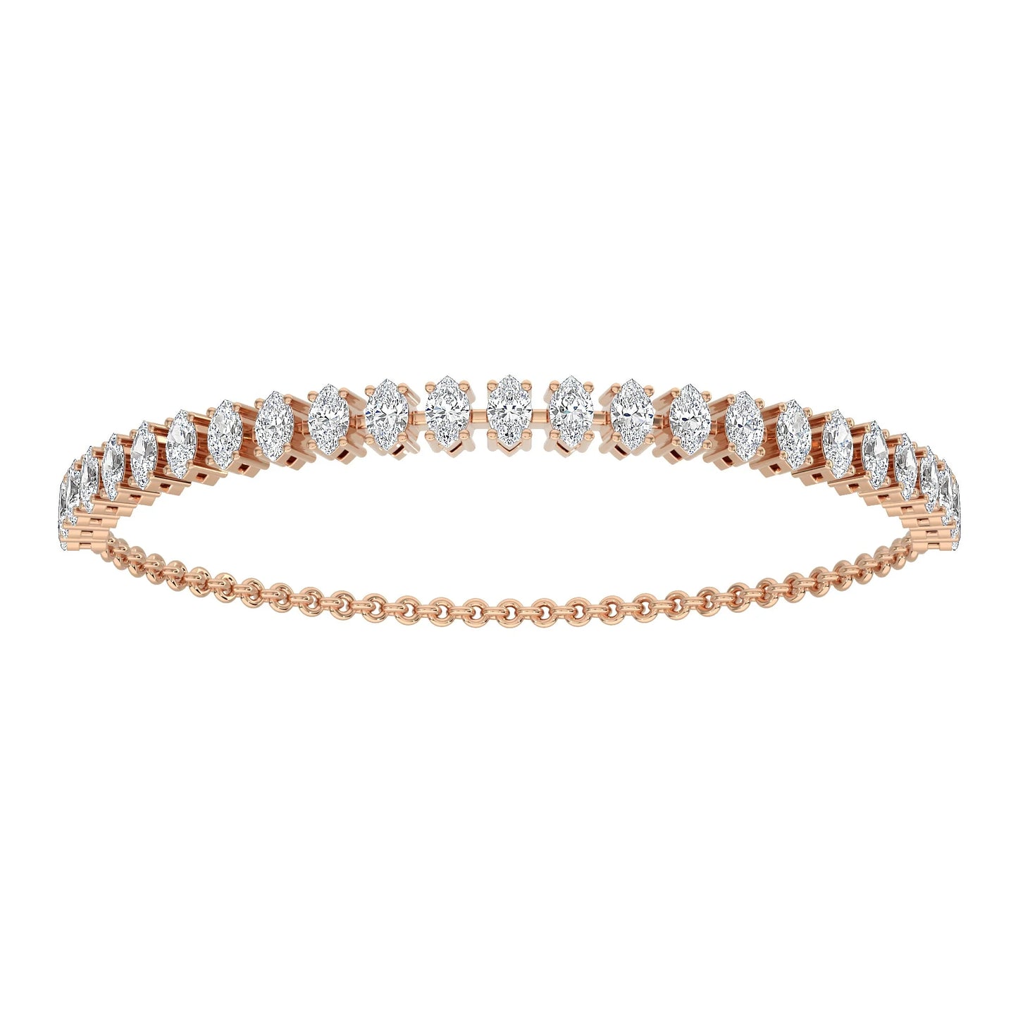 Marquise Half Tennis Bracelet