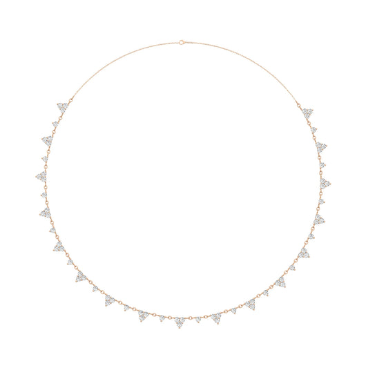 Round Trio Chain Necklace
