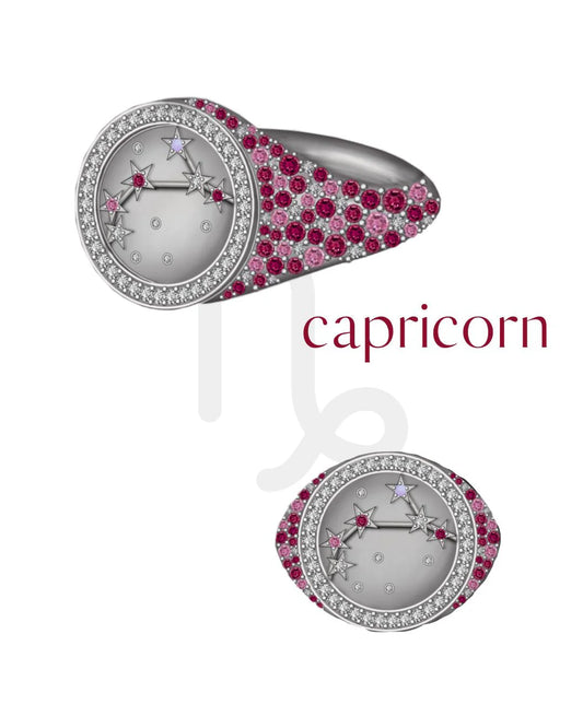 Capricorn Zodiac Ring