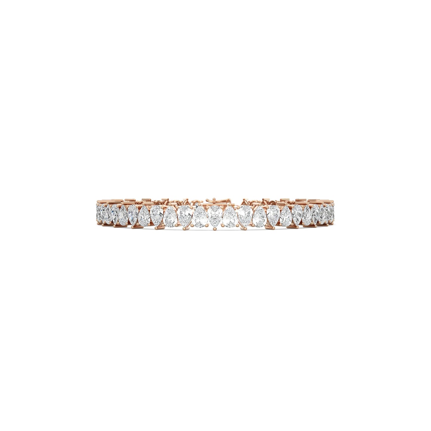 Twin Pear Tennis Bracelet