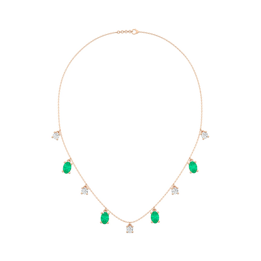 Emerald drop Necklace