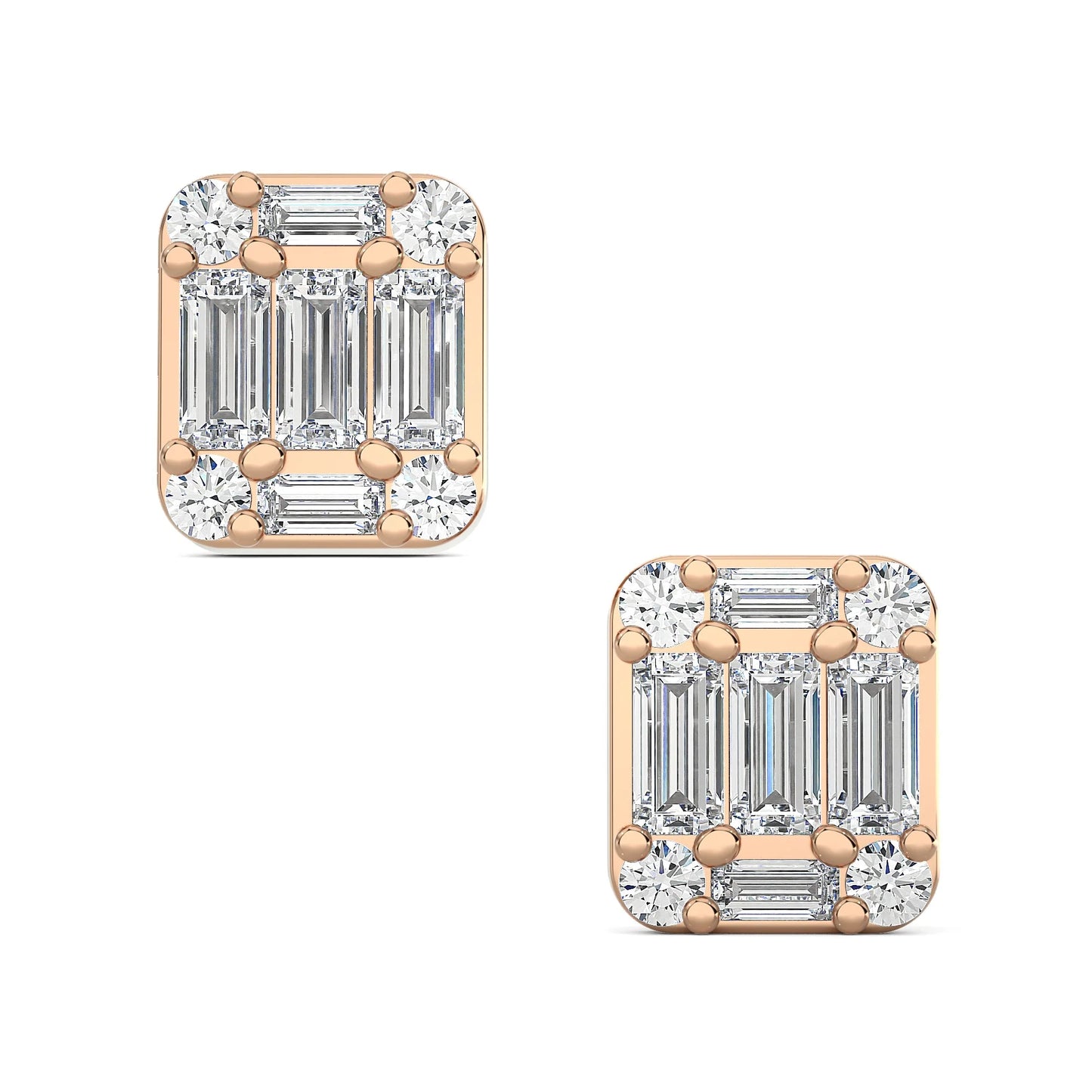 Joyce Baguette Studs