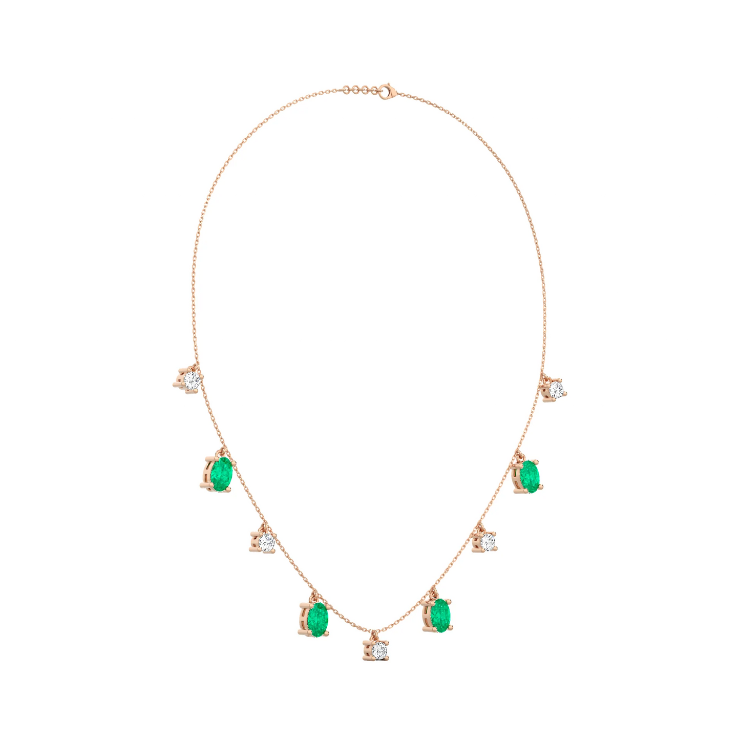 Emerald drop Necklace