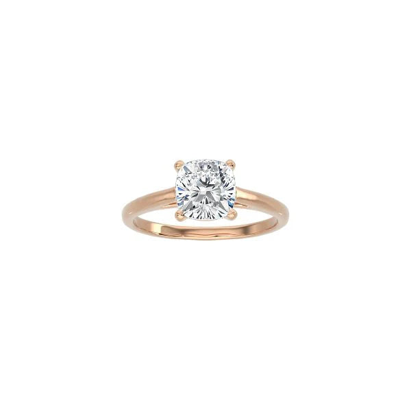 Cushion Cut Cathedral Setting Ring RG