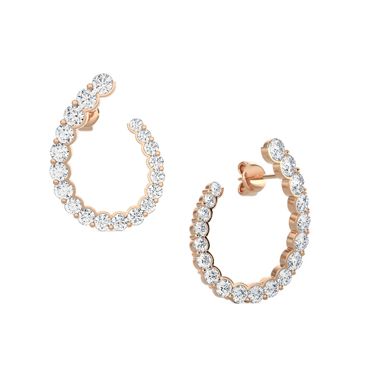 Graduating Front Facing Hoops