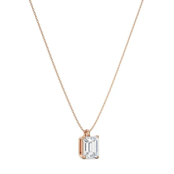 Classic Emerald Cut Necklace