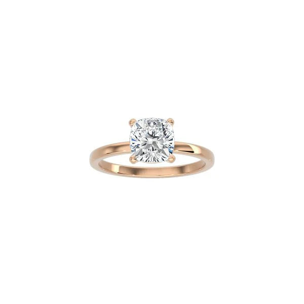 4 Prong Cushion Cut Classic Ring RG
