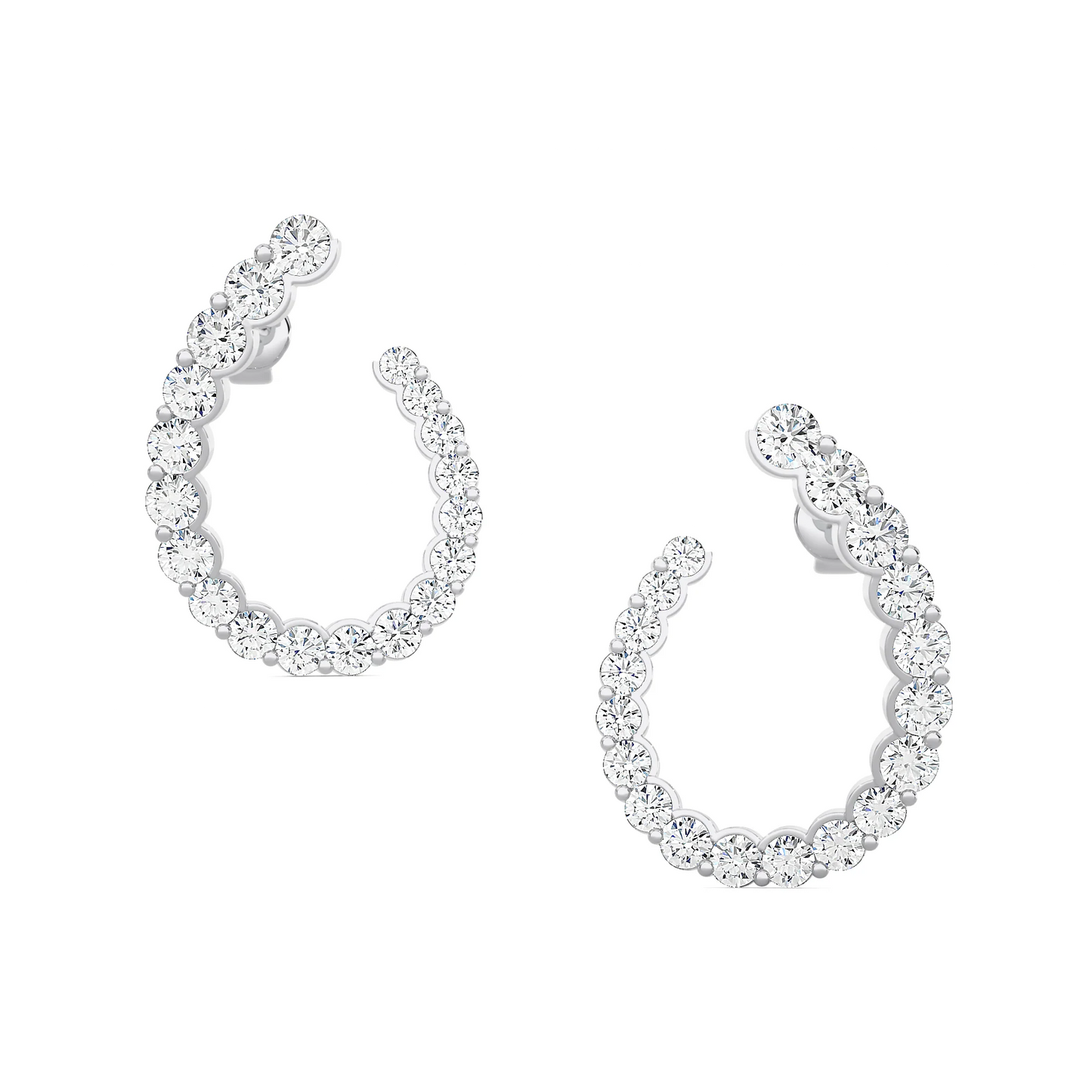 Graduating Front Facing Hoops