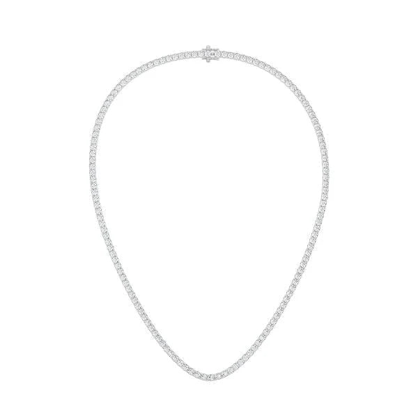 Single Line Diamond Necklace