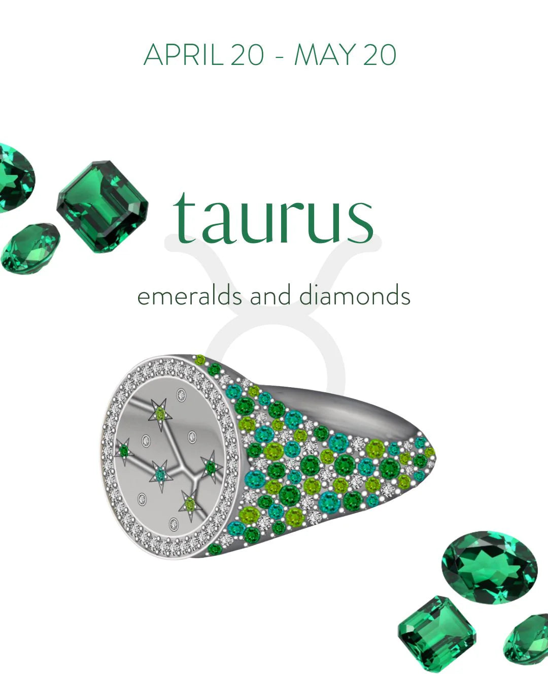 Taurus Zodiac Ring