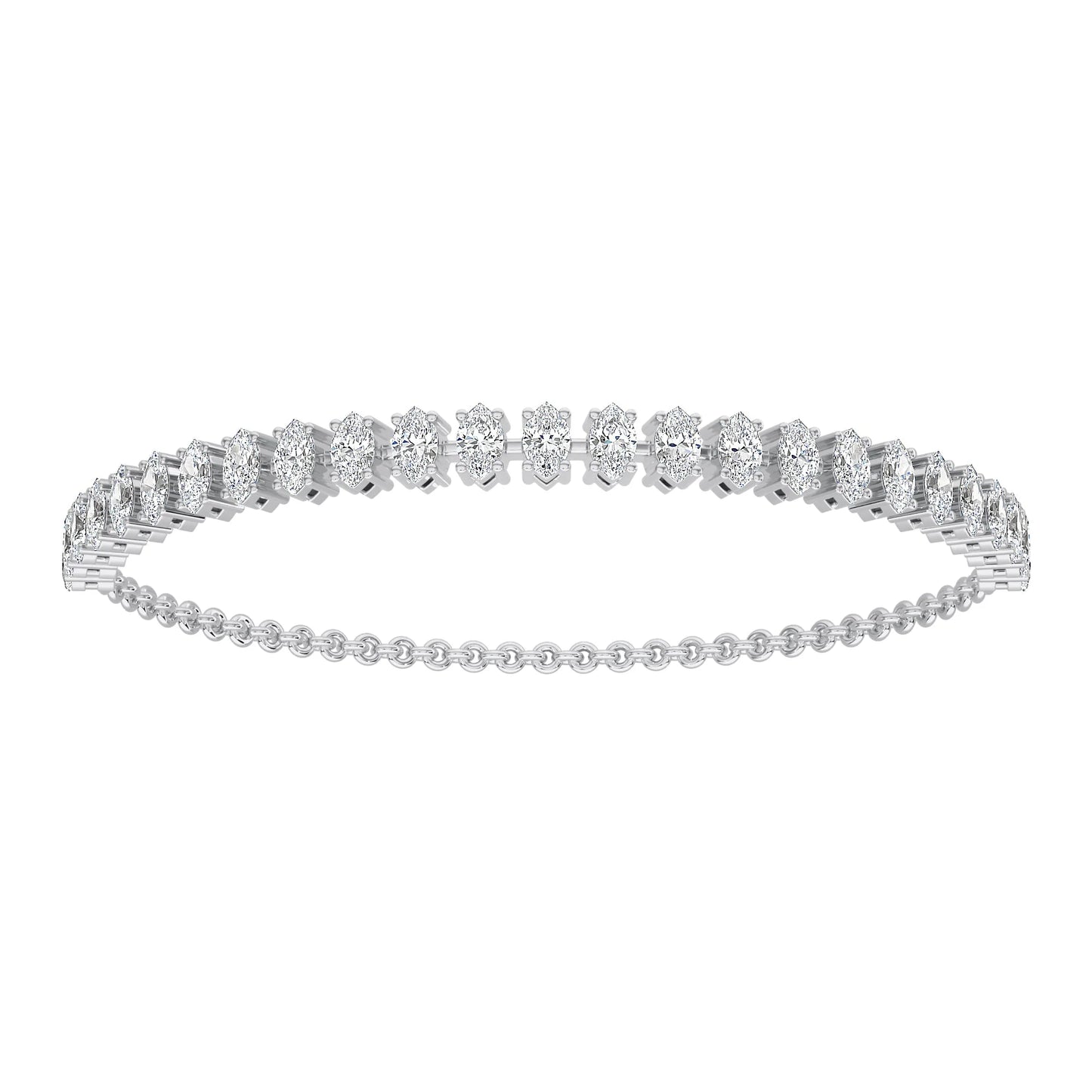 Marquise Half Tennis Bracelet