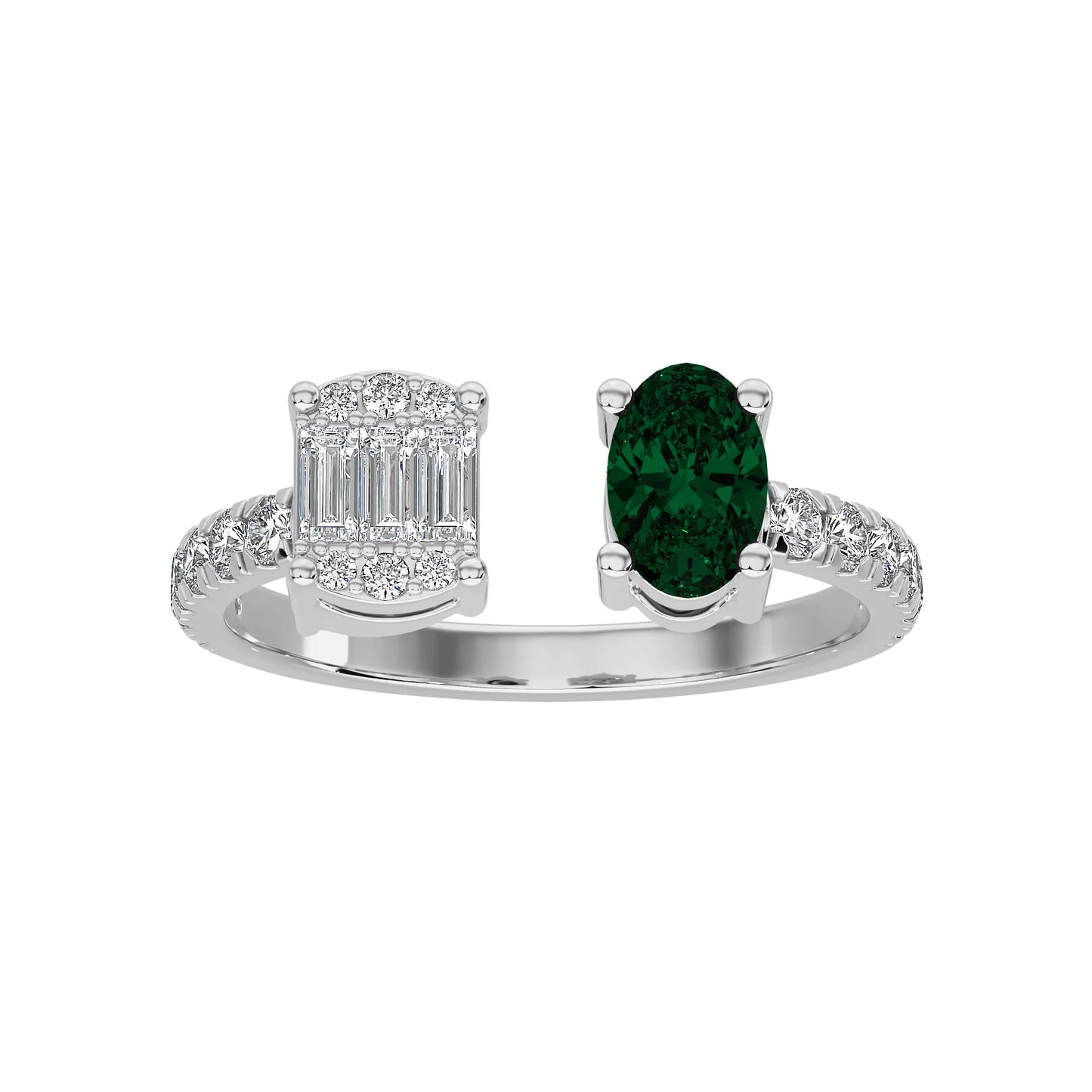 Lori Mixed Stone Cuff Ring