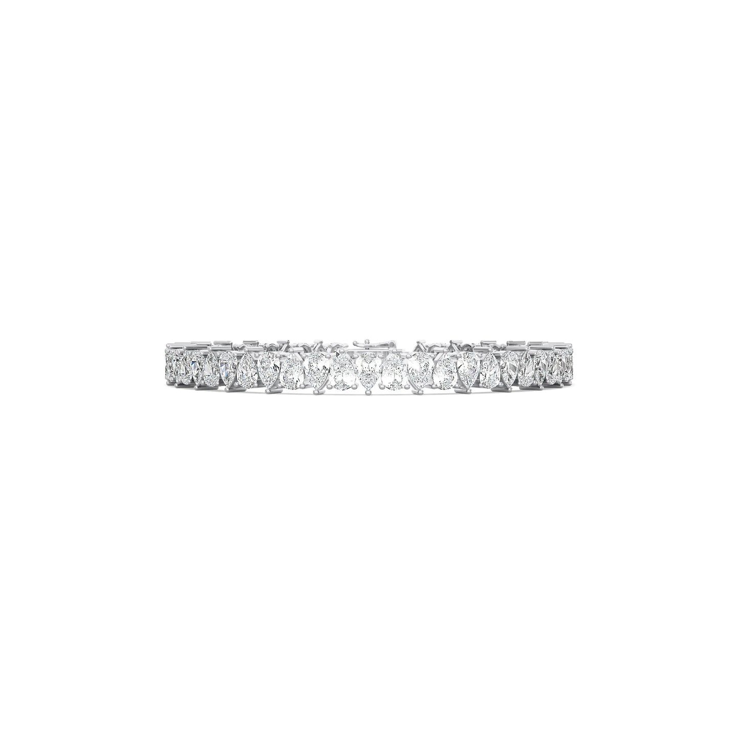Twin Pear Tennis Bracelet