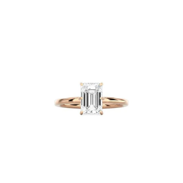 6 Prong Emerald Cut Classic Ring RG