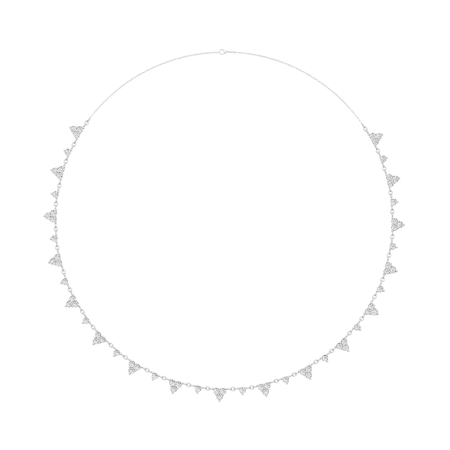 Round Trio Chain Necklace