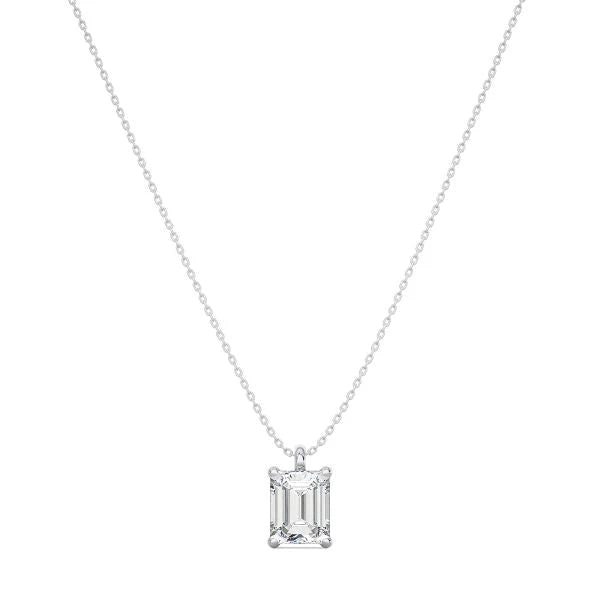 Classic Emerald Cut Necklace