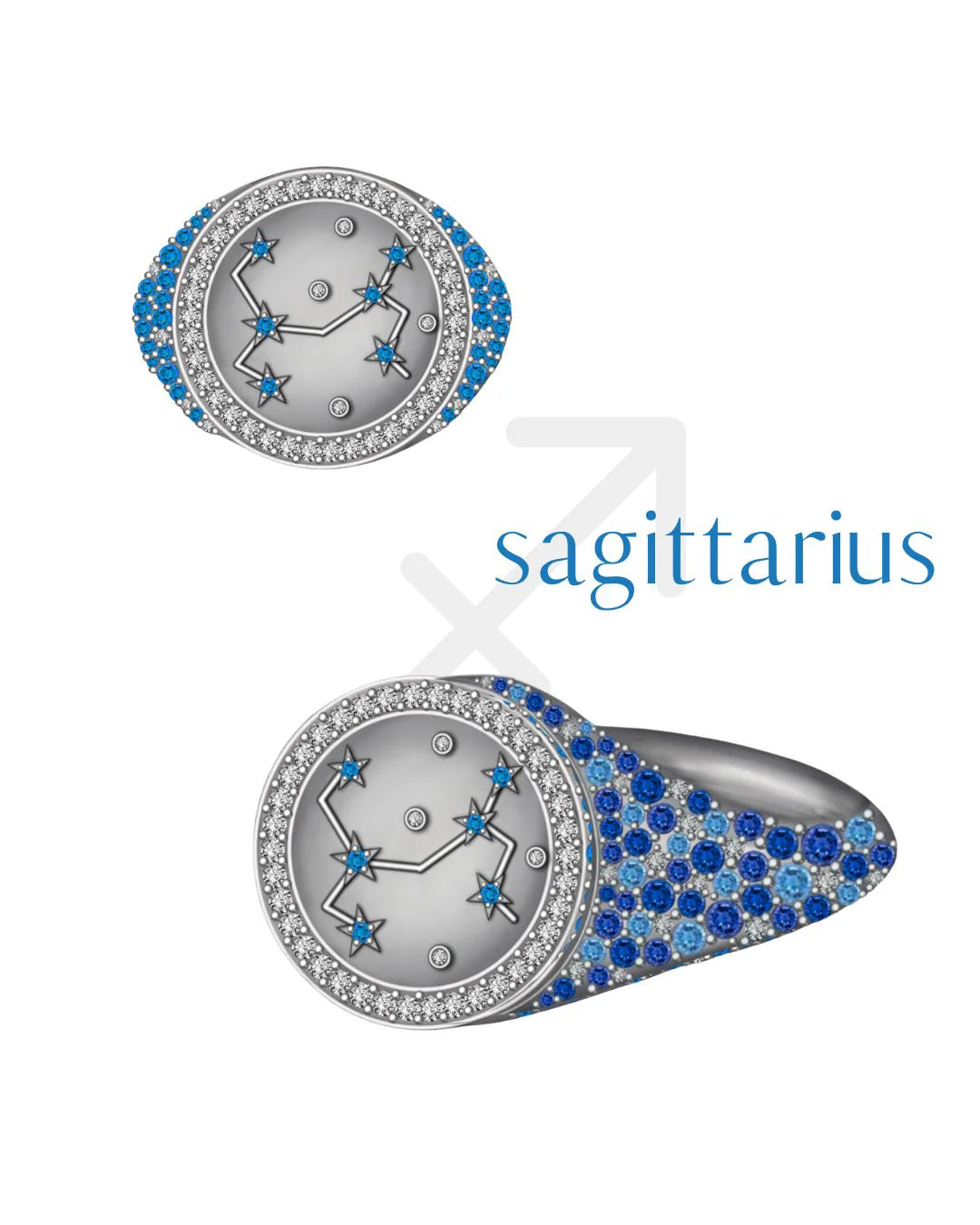 Sagittarius Zodiac Ring