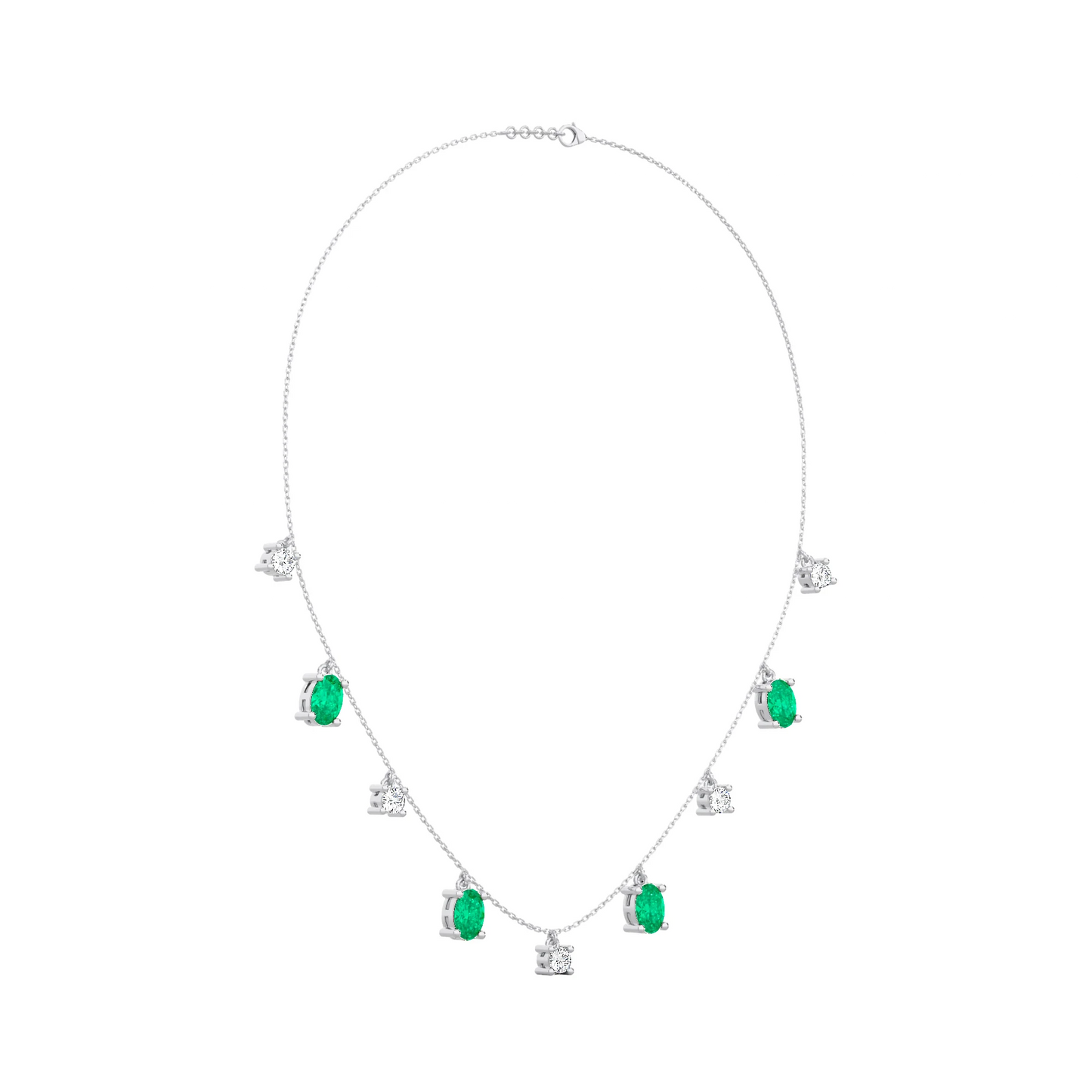 Emerald drop Necklace