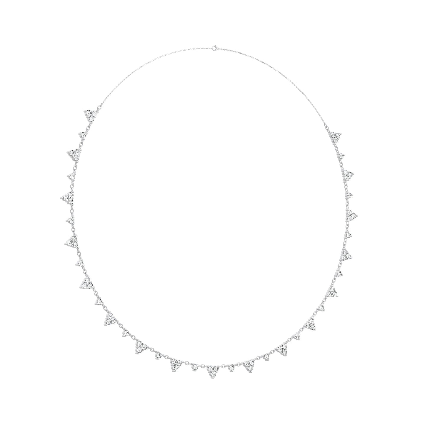 Round Trio Chain Necklace