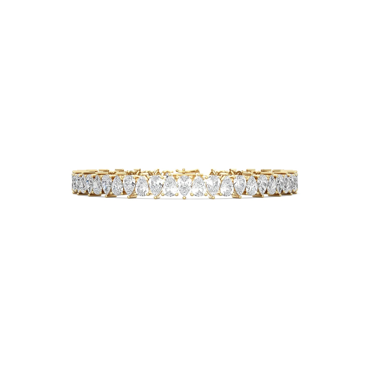 Twin Pear Tennis Bracelet