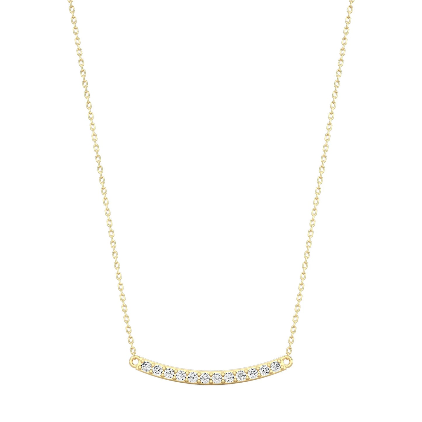 Pavé Line Necklace