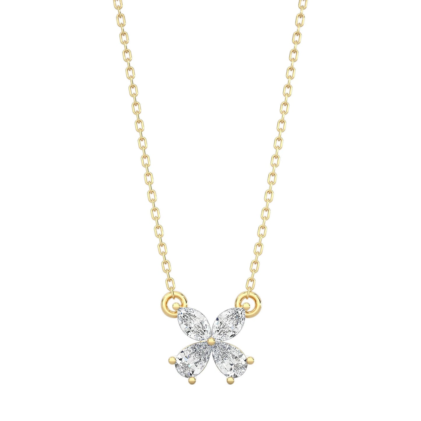 Pear Marquise Necklace