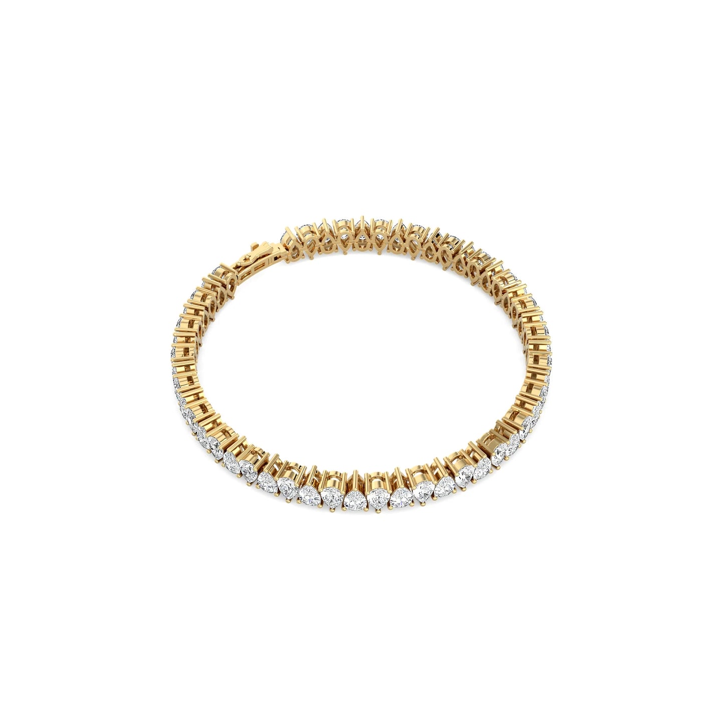 Twin Pear Tennis Bracelet