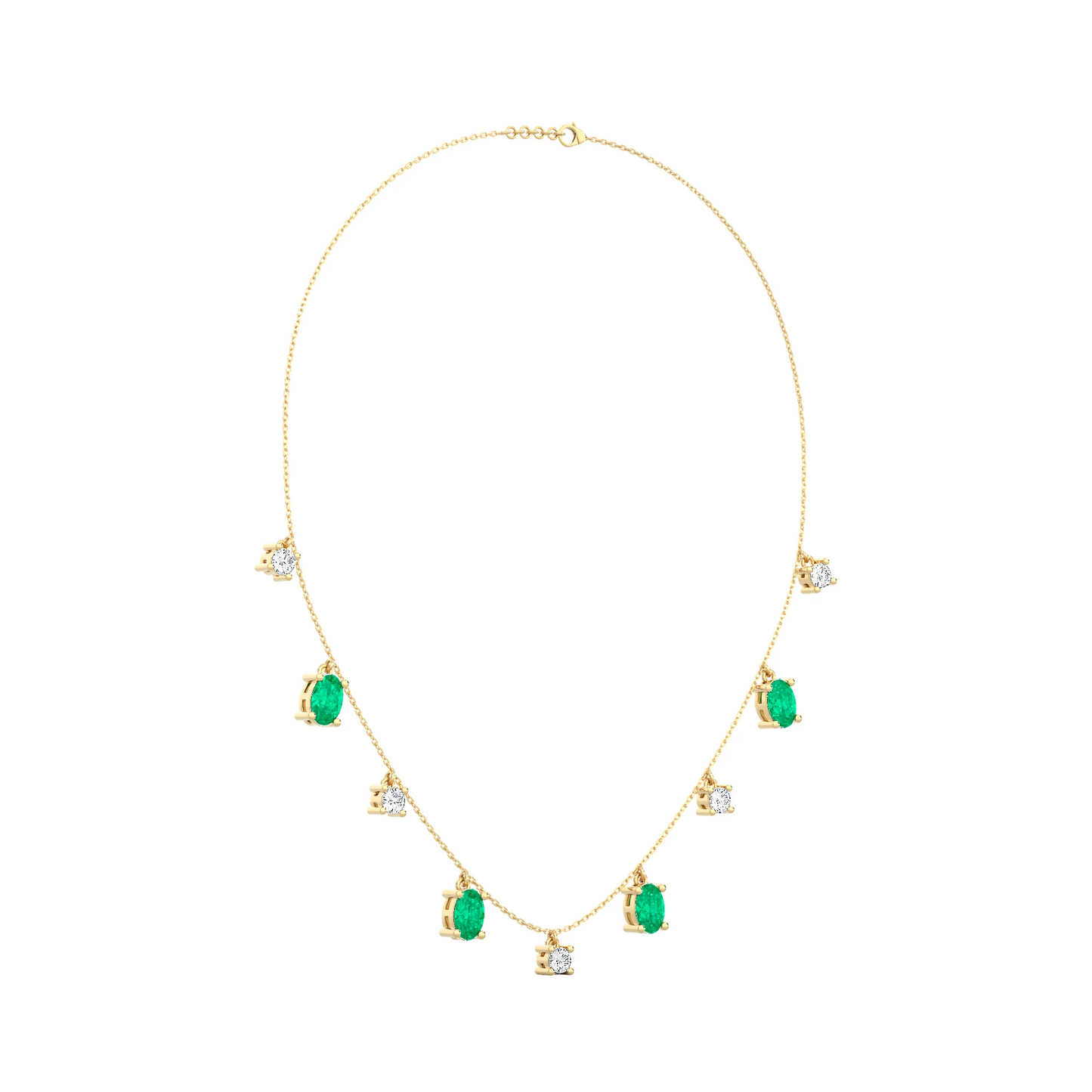 Emerald drop Necklace