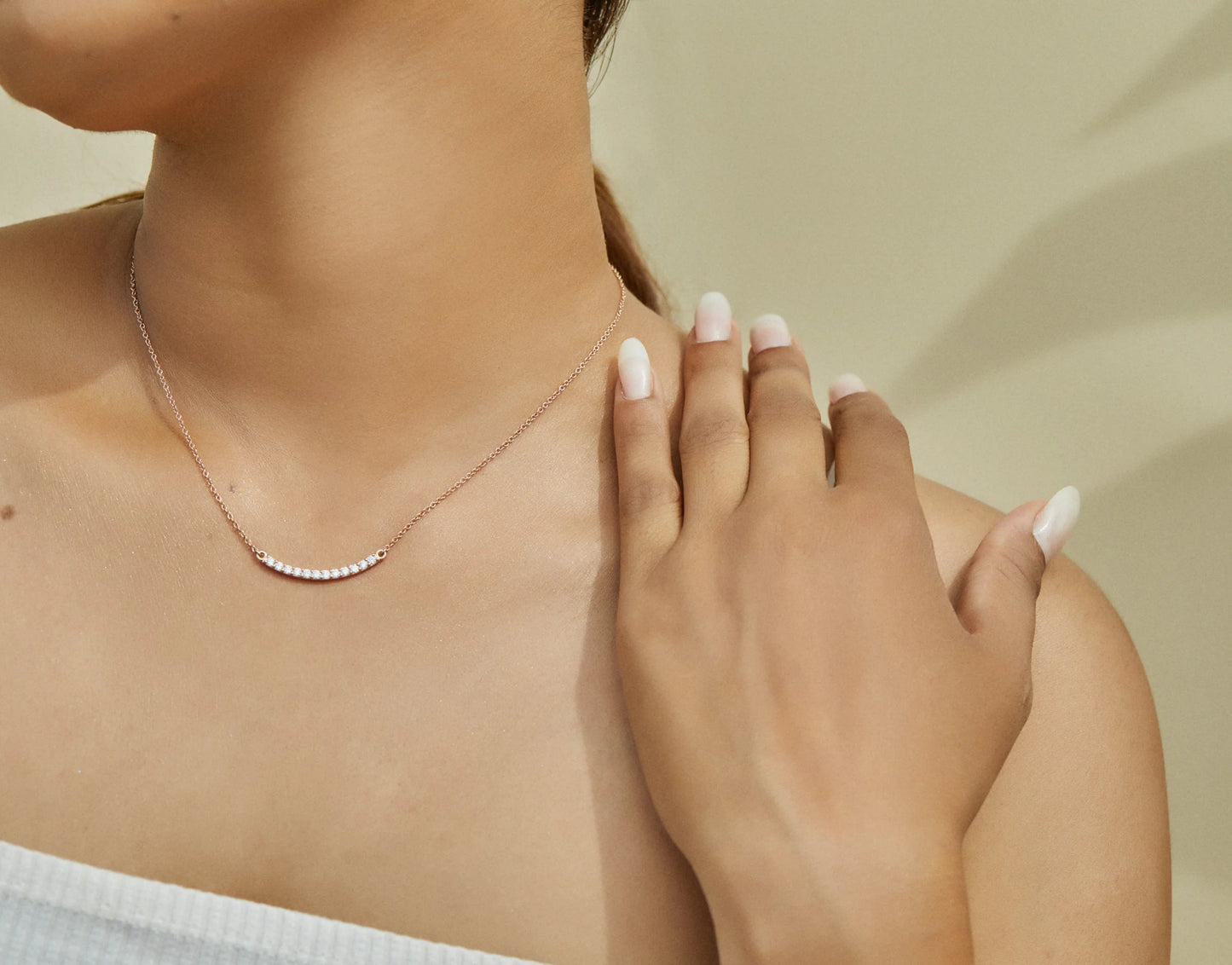 Pavé Line Necklace