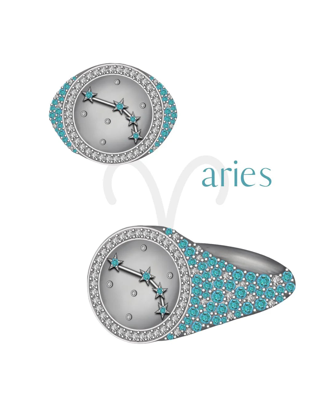 Aries Zodiac Ring